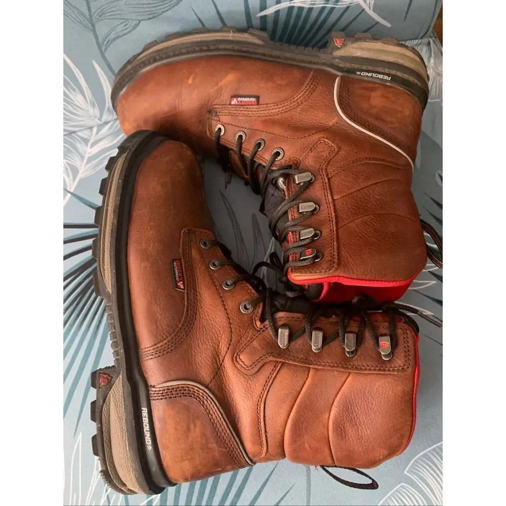 Rocky Rams Horn Composite Toe Waterproof 800G Insulated Work Boot Men 10.5